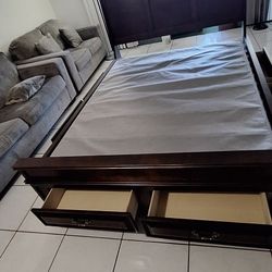 Queen Size Bed Frame Head Board
