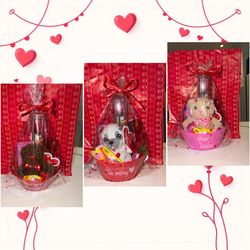 Custom made Valentines baskets 