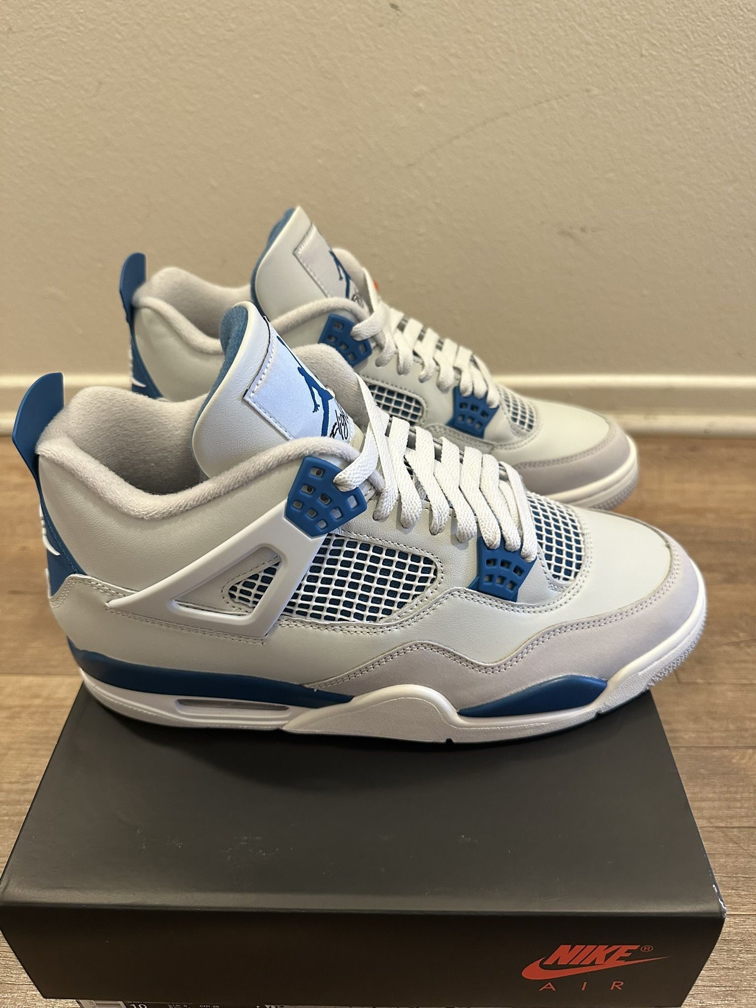 New Men’s Jordan 4 Military Blue