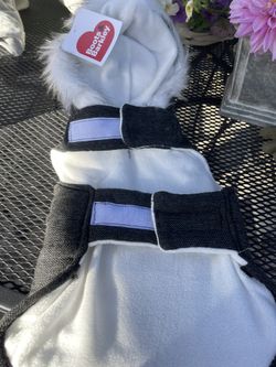 Cinch Waist Dog Jacket Size Small