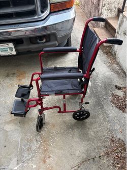 Excellent shape, transport wheelchair