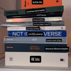 KPOP ALBUM LOT! txt, bts, svt, skz, enhypen