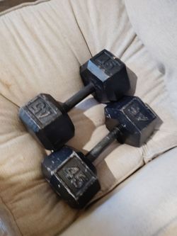 Dumbbells 45 pounds