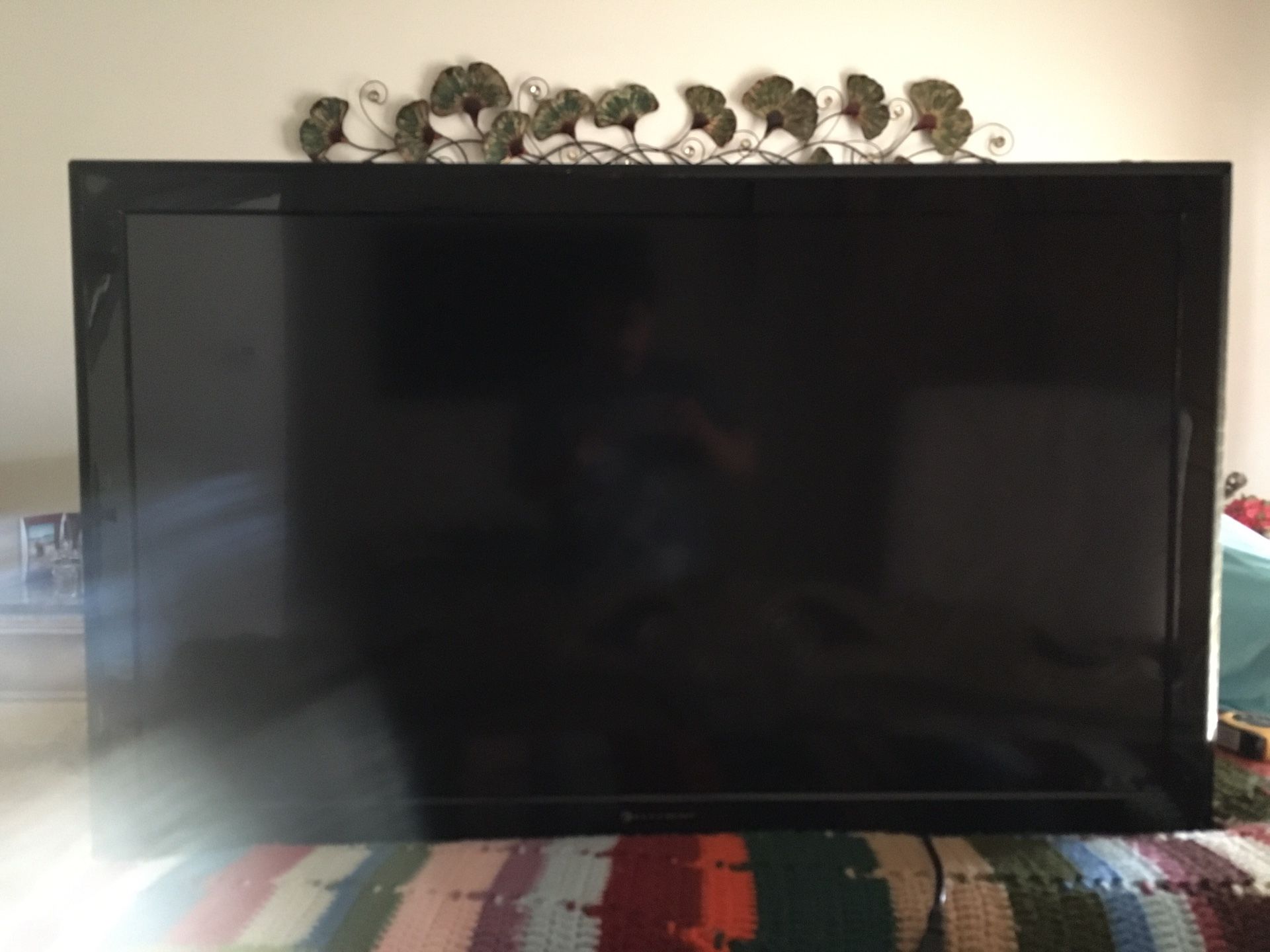 Entertainment Center W/ Two TVs.