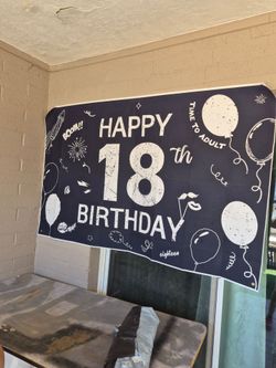 18th Birthday Banner