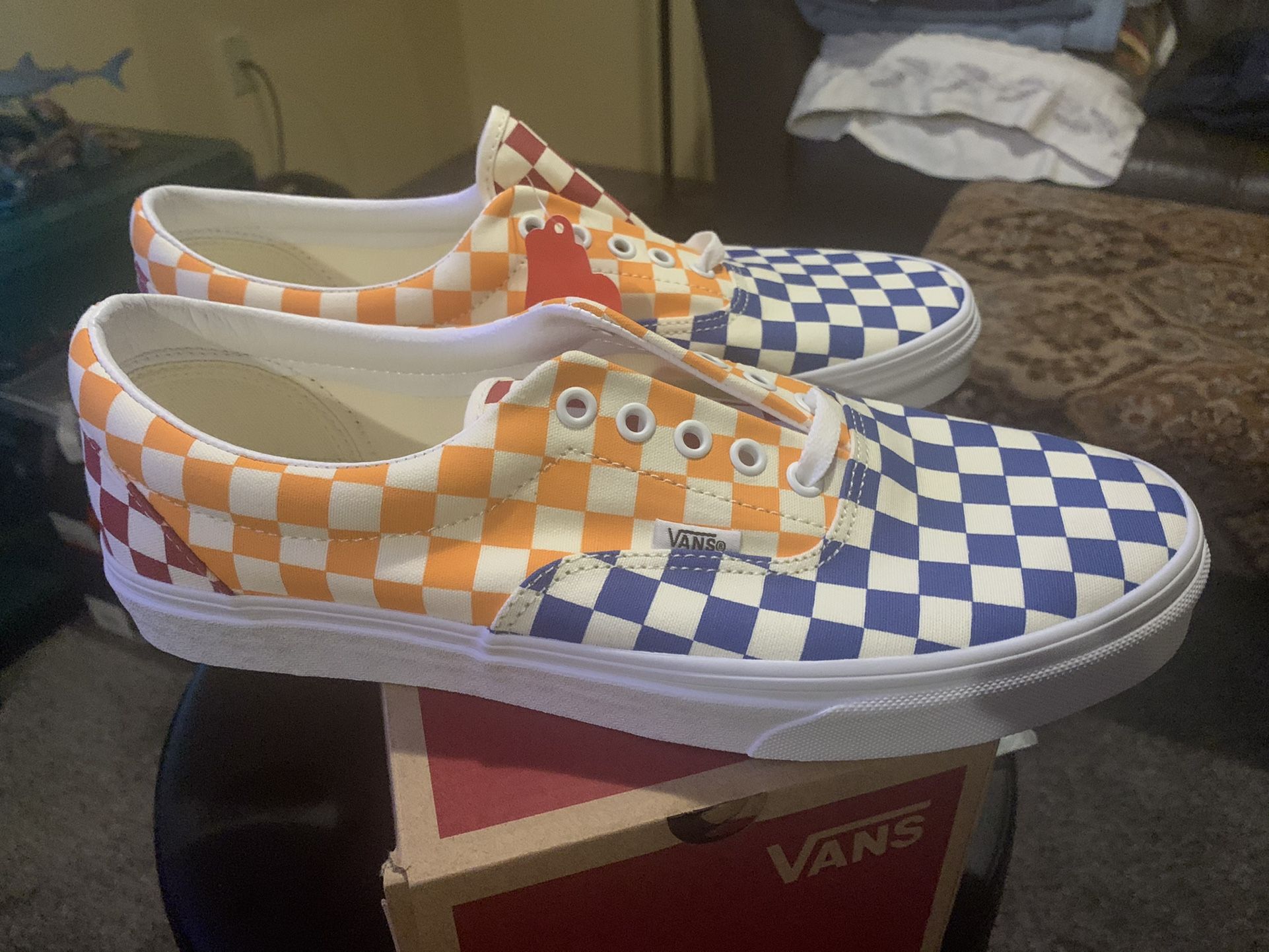 Men’s Vans Checkered Color Block Low top Sneaker Size 11