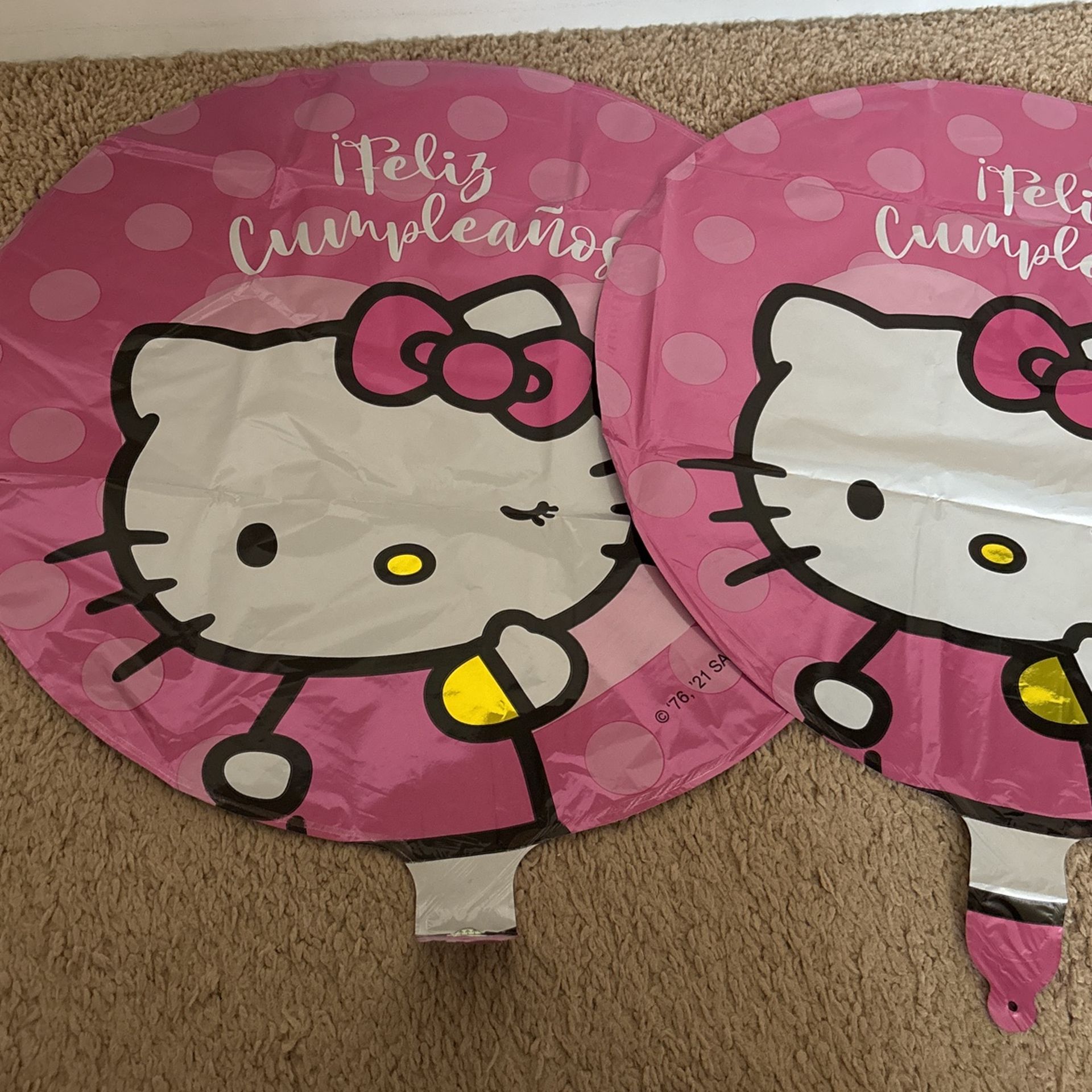 Hello Kitty, (Sanrio) Happy Birthday Balloons