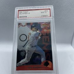 Graded Card 2000 Finest Cal Ripken Jr PSA 9 Mint #142