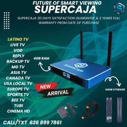 SuperCaja ⚡ SuperBox ⚡⚡ Super Box ⚡ S6 PRO / S6 MAX / S6 ULTRA ⚡⚡ VseeBox ⚡ Vsee Box  ⚡  Brand New - El Monte Pickup 👍👍👍