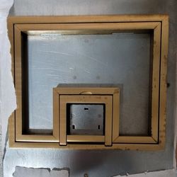 FSR U-access Floor Box Cover 1/2" High Brass Trim *BRAND NEW*