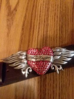 Leather Harley Davidson belt