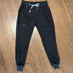 Figs Zamora Jogger Bottoms Scrub Pants black women's Xsmall 
