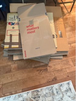 Heavy Duty Moving Boxes + picture frame or mirror Moving Box.