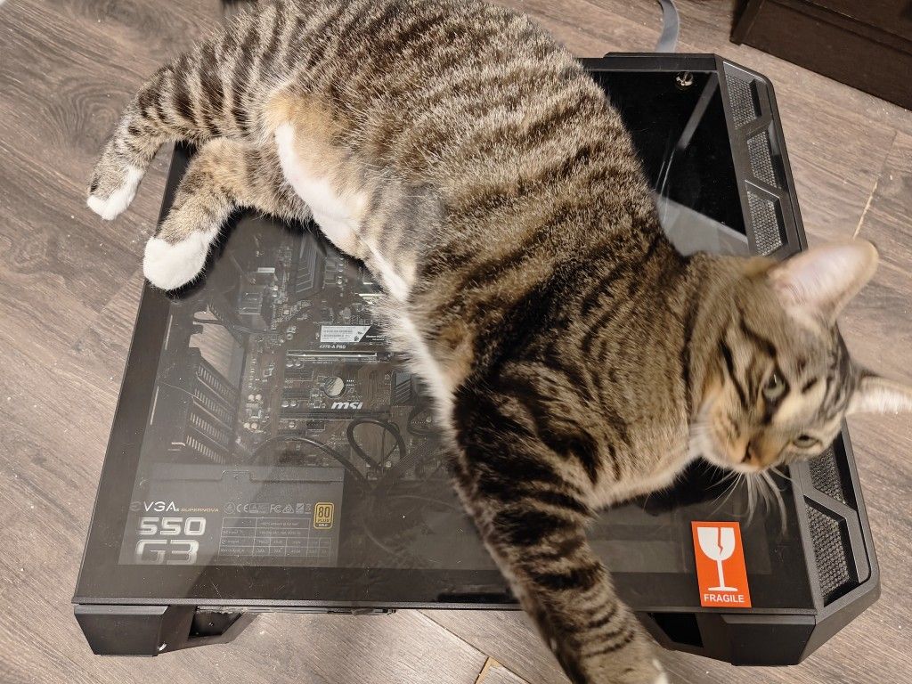 PC 1070ti, i5-9600k, 16gb 3200 ram, 550W power