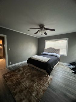 Bed and carpet