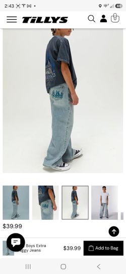 Boys size 10 RSQ and Old Navy baggy jeans