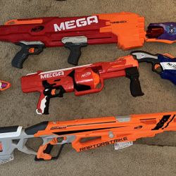 Used Big Lot Of Nerf Guns