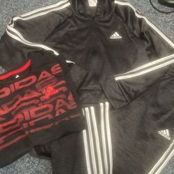 Boys Large 3 Piece Adidas Set Great Condition 