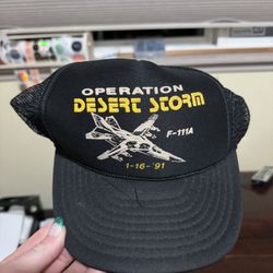 Vintage Desert Storm Trucker Hat 