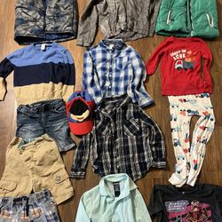 Boys Clothes Size 5 All For $30