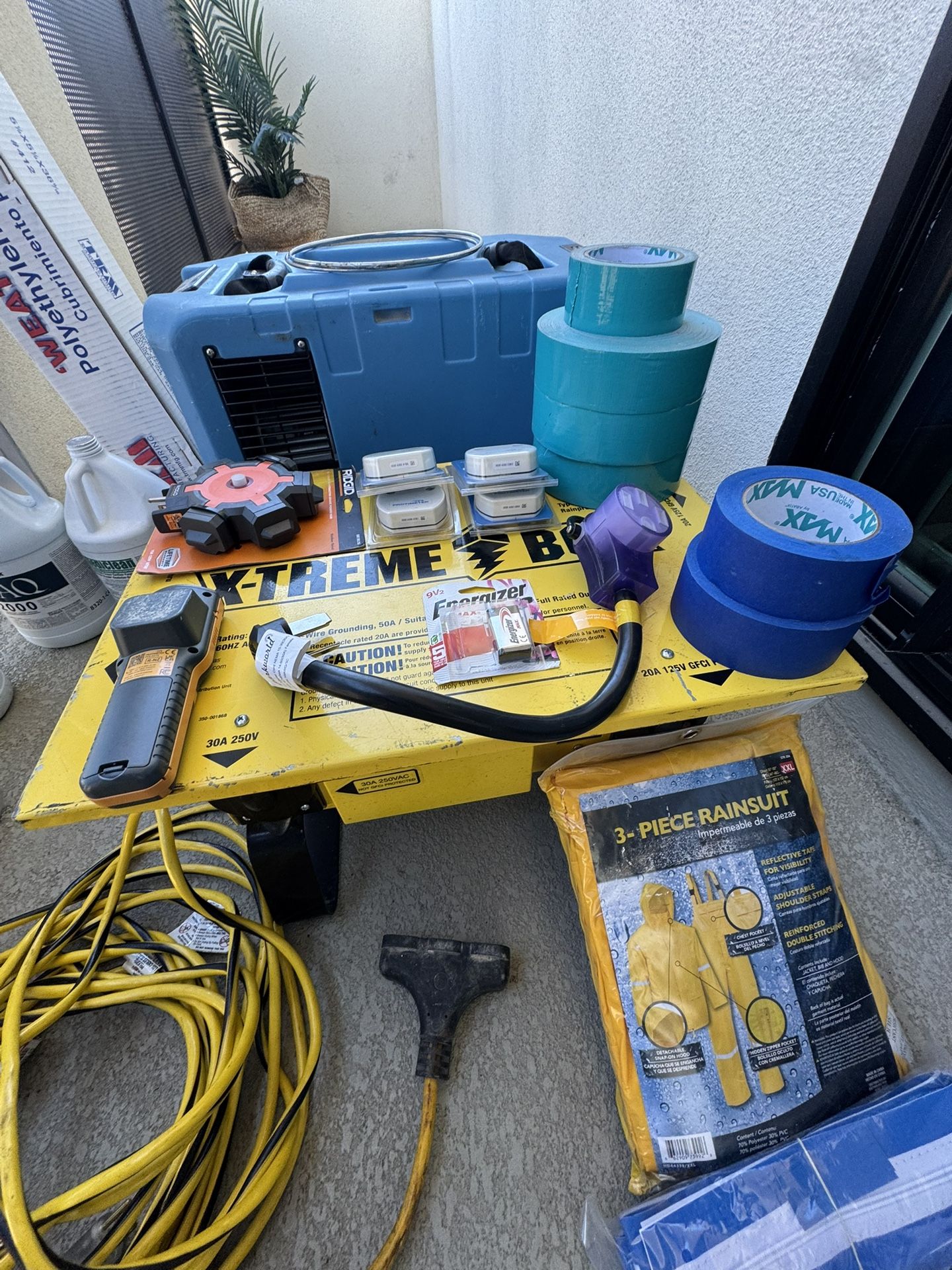 Dehumidifier And Water Restoration Supplies