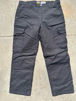 Timberland PRO Men's Canvas Cargo Work Pants Black Heavy Duty New With Tags