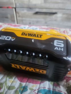 DeWalt 20 volt 6ah lithium battery