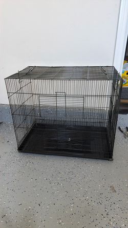 Large Black Wire Bird Cage