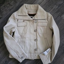 Women's Leather Jacket By Wilson Size Medium