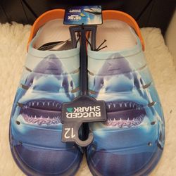 Brand New pair of limited-edition Rugged Shark x Discovery's Shark Week clogs Suze Men's 12