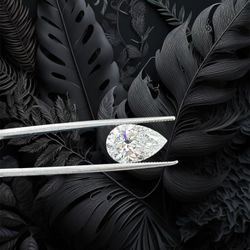 Pear Shape Lab Grown Certified Diamond 