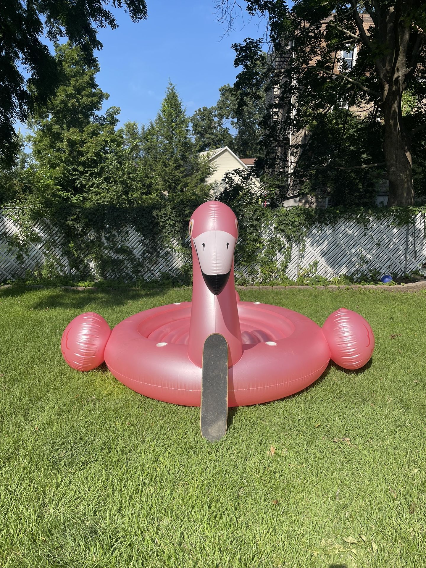 Intex Giant Inflatable Flamingo Party Island Ride On Swimming Pool Float