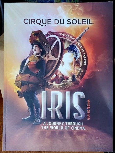 Cirque Du Soleil: IRIS, A Journey Through The World Of Cinema Souvenir Program Book