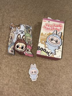 AUTHENTIC POP MART Labubu The Monsters Exciting Macaron Plush - Sea Salt Coconut