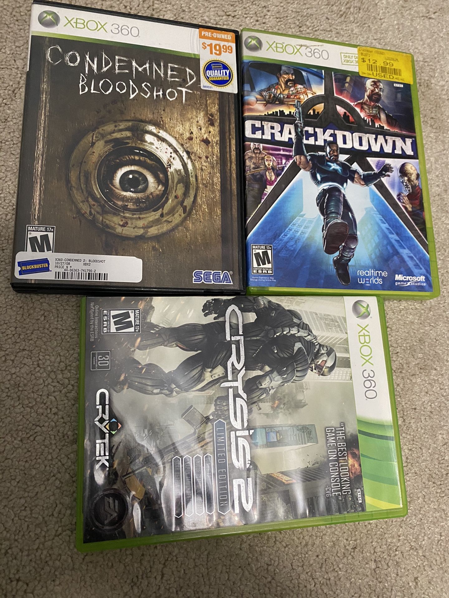 xbox 360 games shipping only