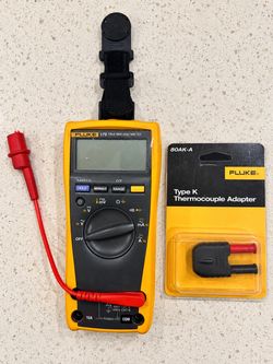 Fluke 179 True RMS Digital Multimeter w/ 80AK-A Adapter – Open Box - Unused