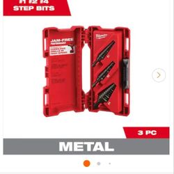 Milwaukee Stepbits 3pcs 
