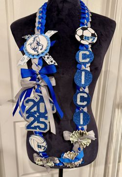 Senior Night Lei/ Grad Lei/ Celebration Lei   ⚾️🏈⚽️🥎🏐🎾🏀🏸⛳️🤼
