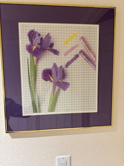 FRAMED FLORAL PRINT (Peñasquitos)