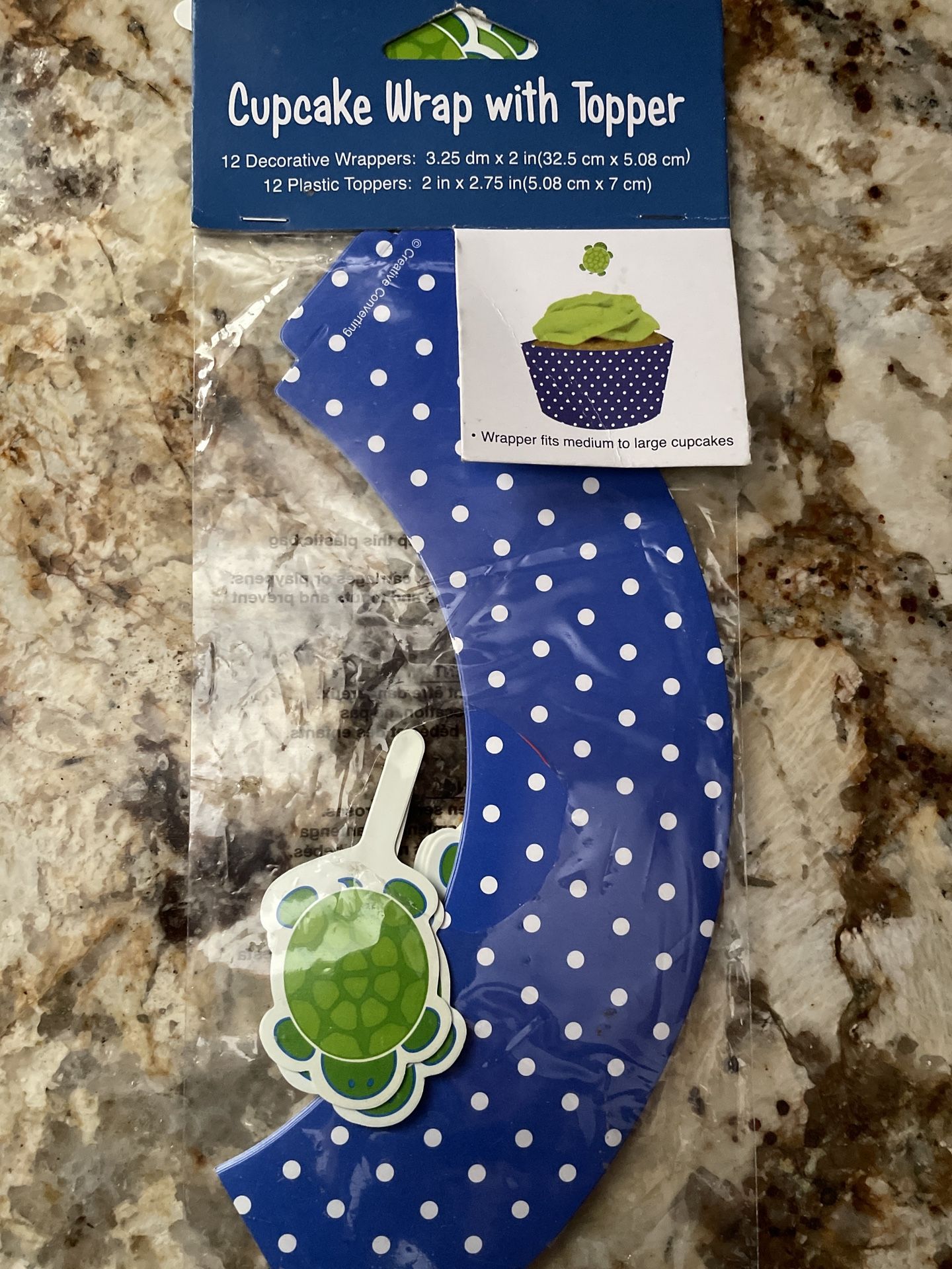 Cupcake Wrap With Topper