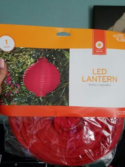 Red LED lantern