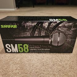 Shure SM58s Mic NEW