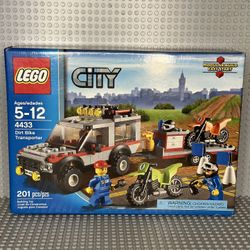 LEGO City Dirt Bike Transporter 4433 New In Sealed Box