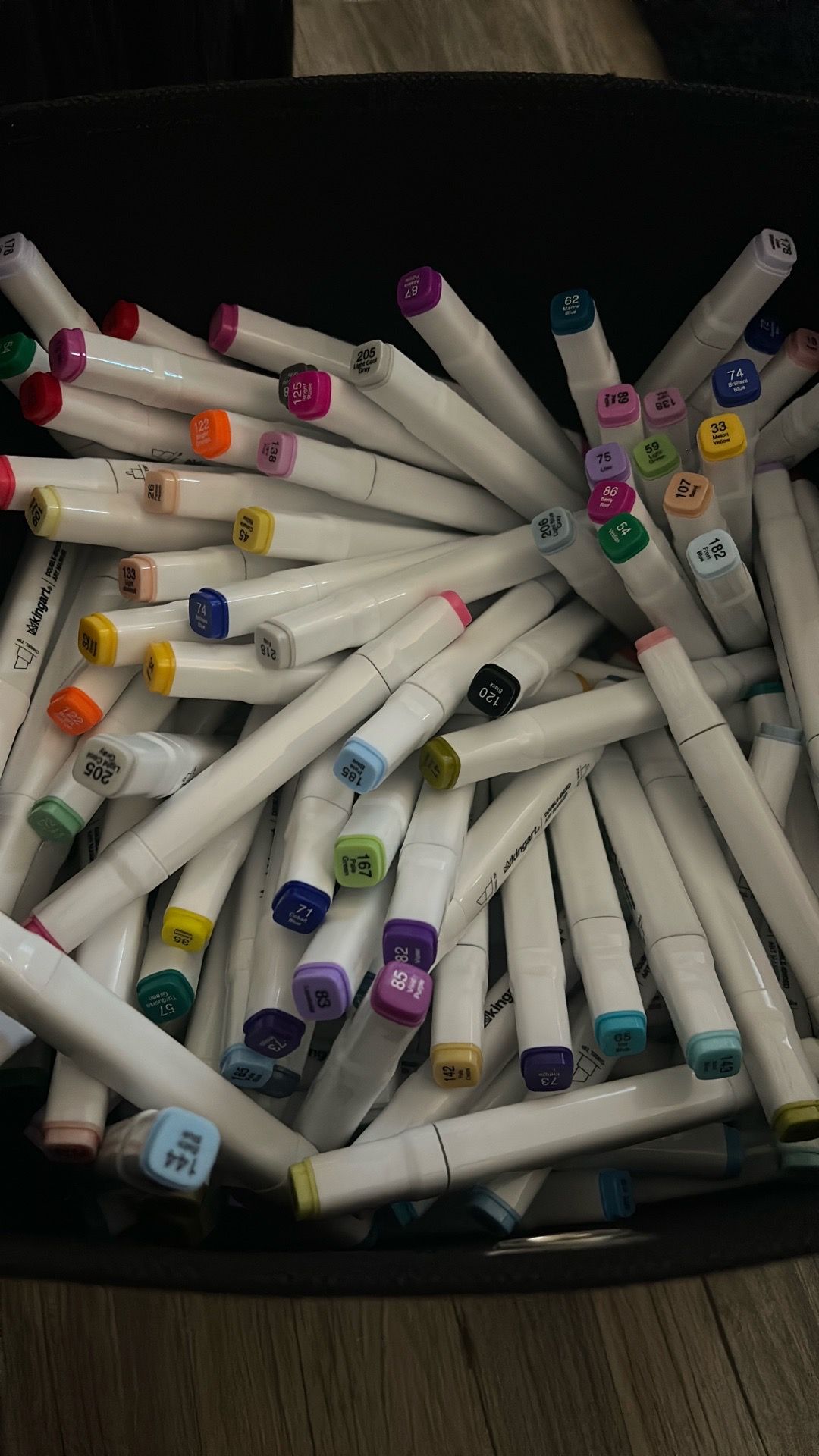 King art alcohol markers / mixed markers