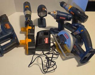 Ryobi 18V Cordless 6-Tool Combo Kit w/ TWO Batteries & Charger – Tested!