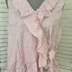 Sleeveless Blouse , Medium 