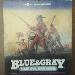 Blue & Gray Four Civil War Games military board game TSR Edition
