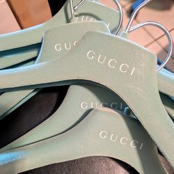 NEW Gucci Mint Green Velvet Hanger ~ 14" In Length....Mod 24....36 cm