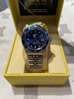 NEW Invicta Pro Diver AUTOMATIC Blue And Silver