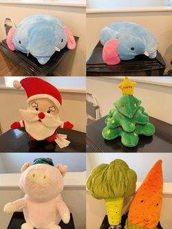 Cute Miniso Plush Toy Bundle – 5 Piece Stuffed Animal Lot